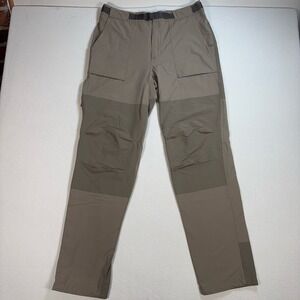 Rei Co-op Screeline‎ Technical Pants Men's 36x34 Beige Regular Fit Belted Hiking